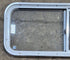 Used White Radius Opening Window : 36 1/4" W x 14 3/4" H x 1 3/4" D - Young Farts RV Parts