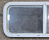 Used White Radius Opening Window : 36 1/4" W x 14 3/4" H x 1 3/4" D - Young Farts RV Parts