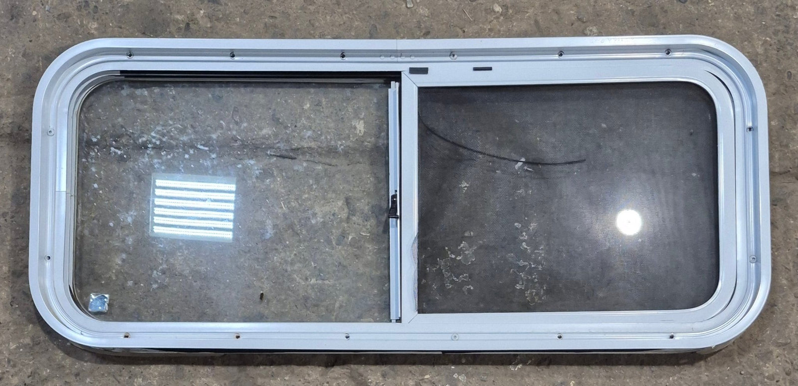 Used White Radius Opening Window : 36 1/4