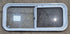 Used White Radius Opening Window : 36 1/4" W x 14 3/4" H x 1 3/4" D - Young Farts RV Parts