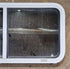 Used White Radius Opening Window : 36" W x 17 1/2" H x 1 7/8" D - Young Farts RV Parts