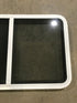 Used White Radius Opening Window : 39 1/2" W x 26 1/4" H x 2" D - Young Farts RV Parts