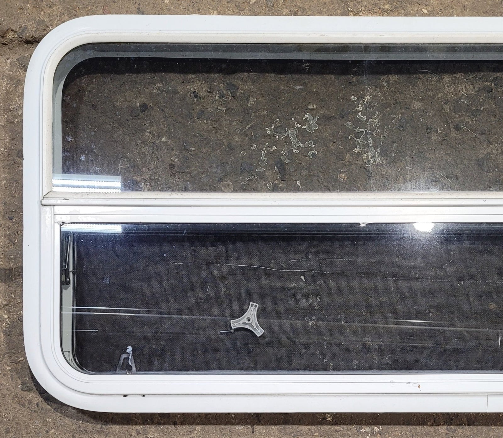 Used White Radius Opening Window : 41 1/2