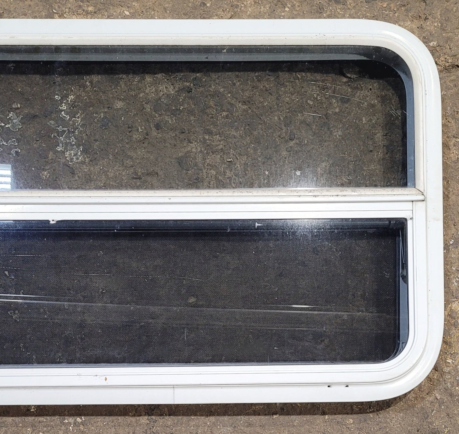 Used White Radius Opening Window : 41 1/2