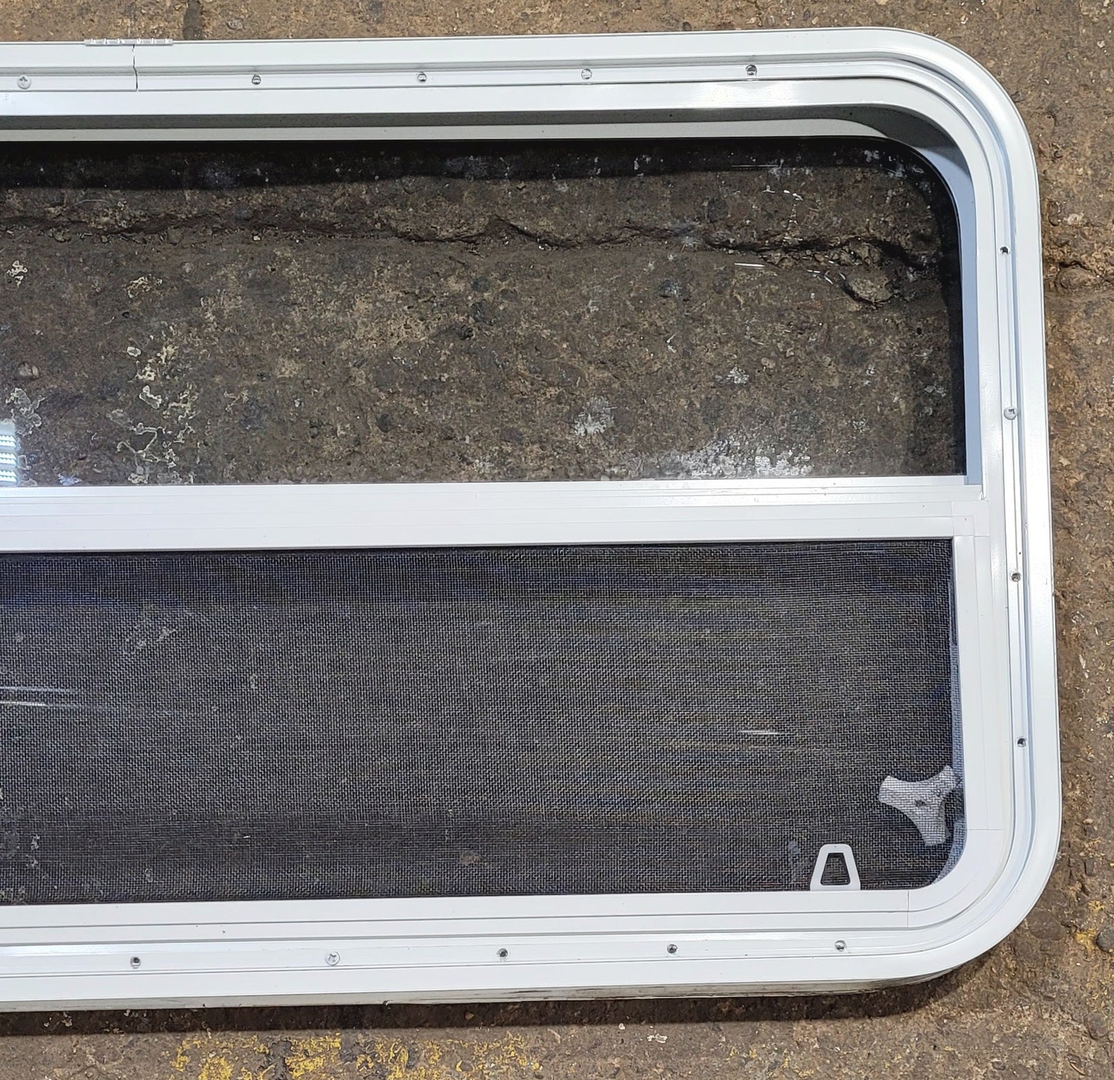 Used White Radius Opening Window : 41 1/2