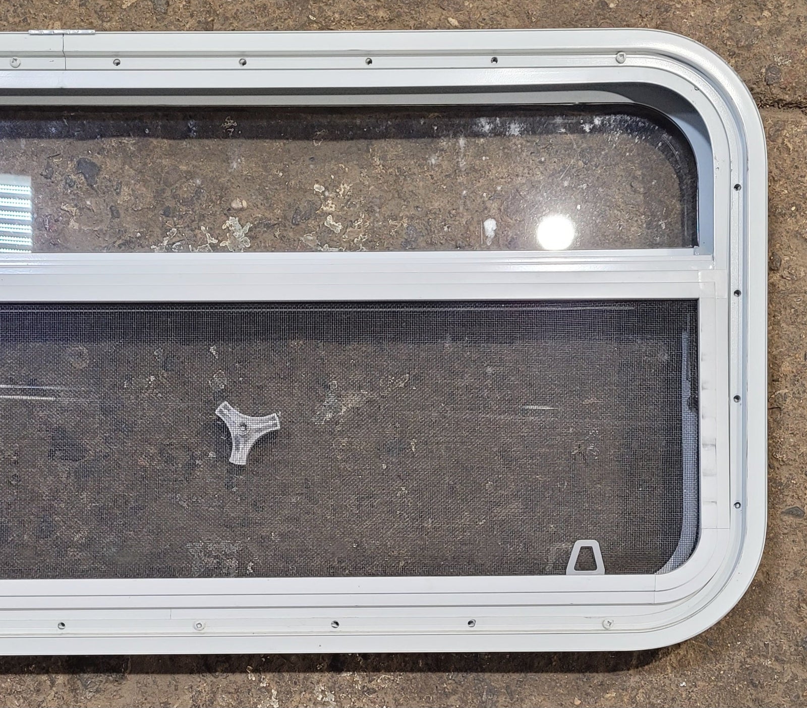 Used White Radius Opening Window : 41 1/4