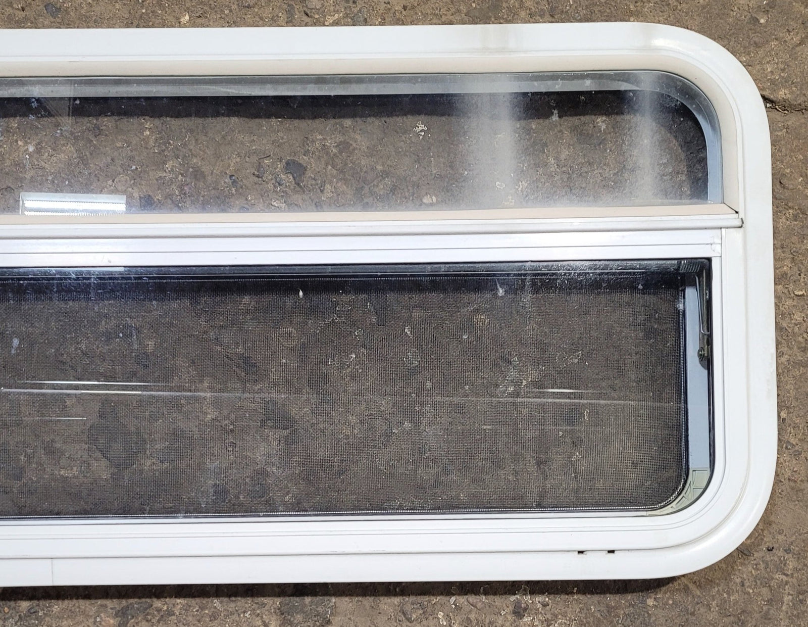 Used White Radius Opening Window : 41 1/4