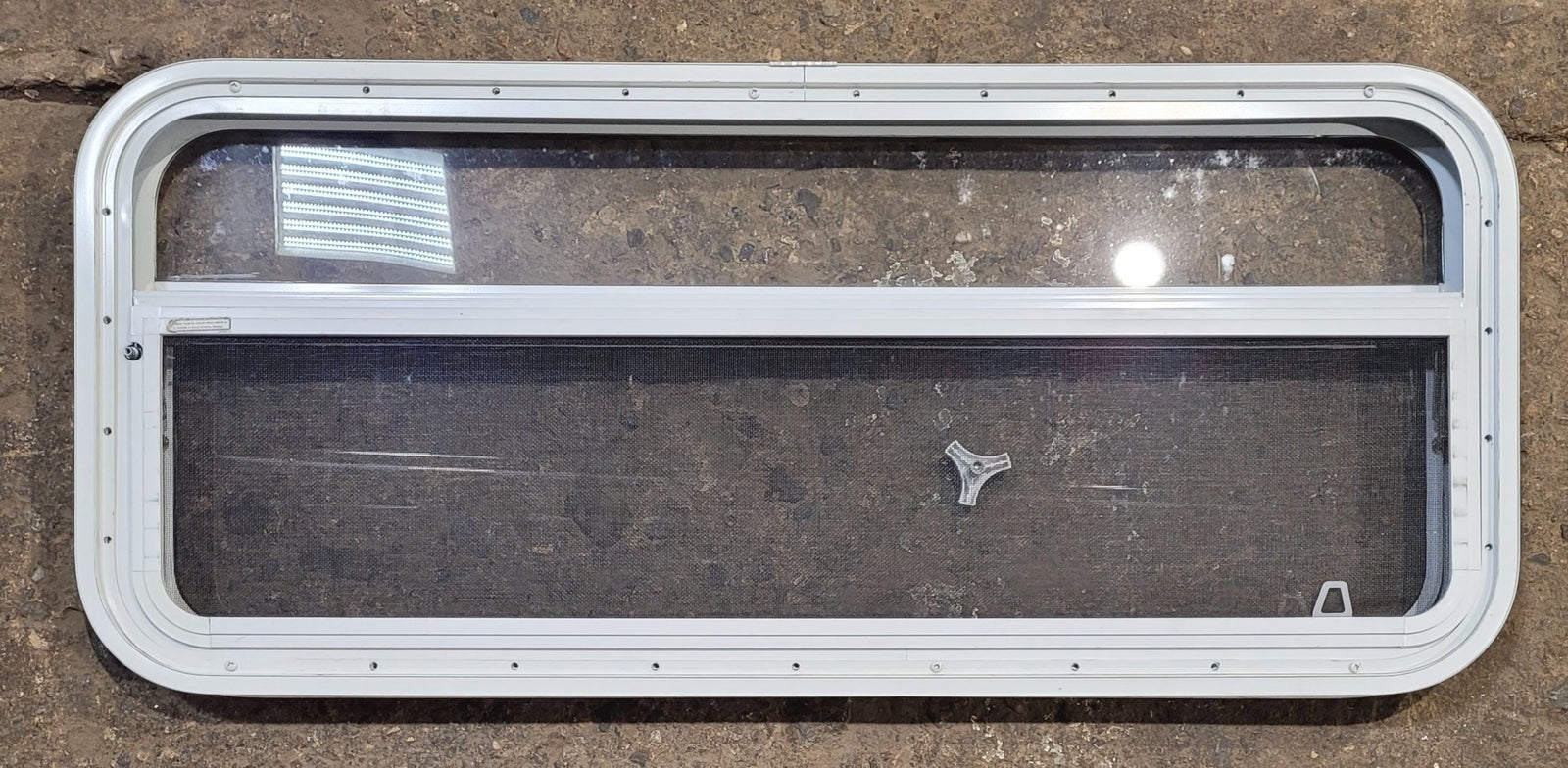 Used White Radius Opening Window : 41 1/4