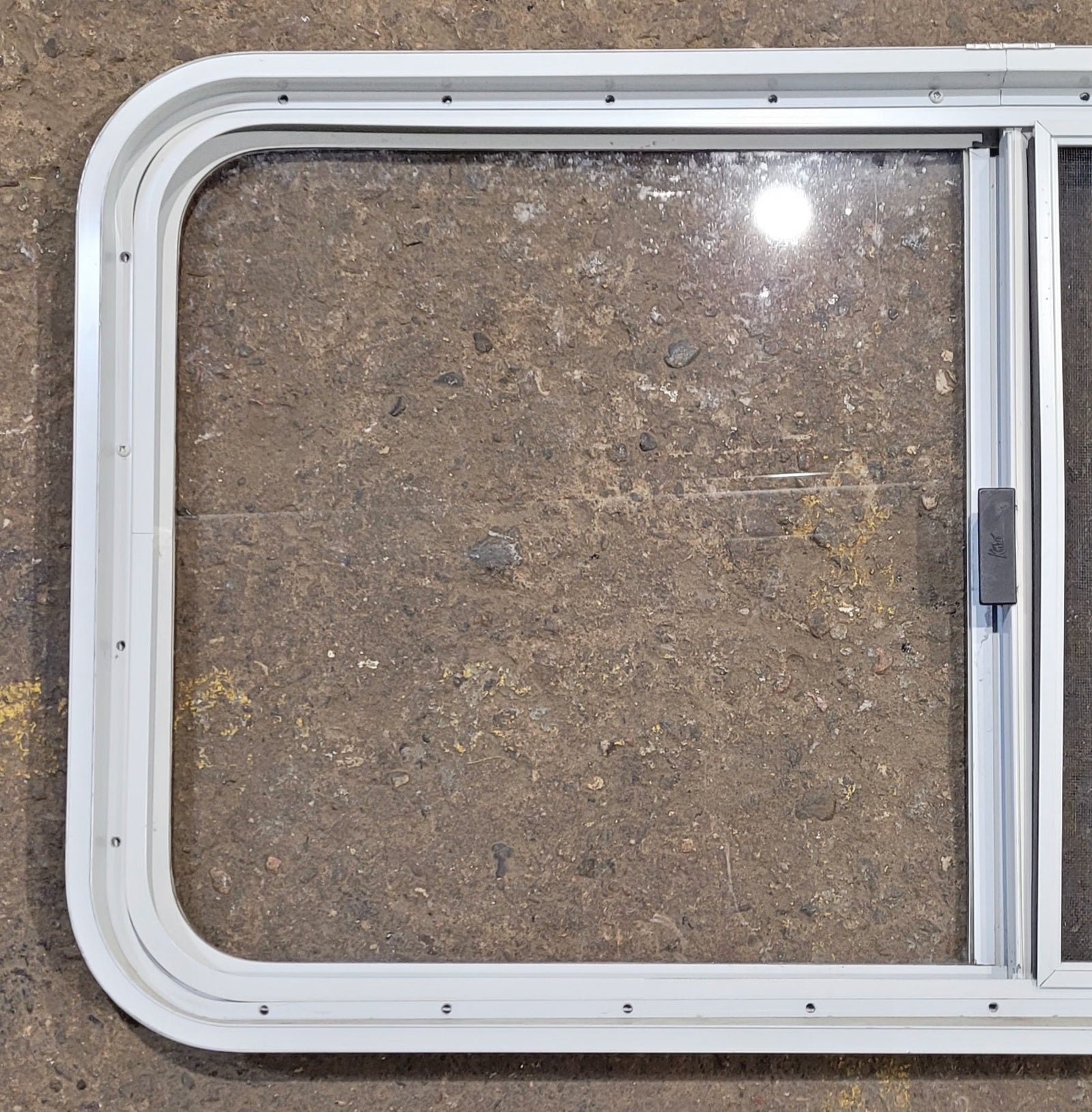 Used White Radius Opening Window : 41 1/4