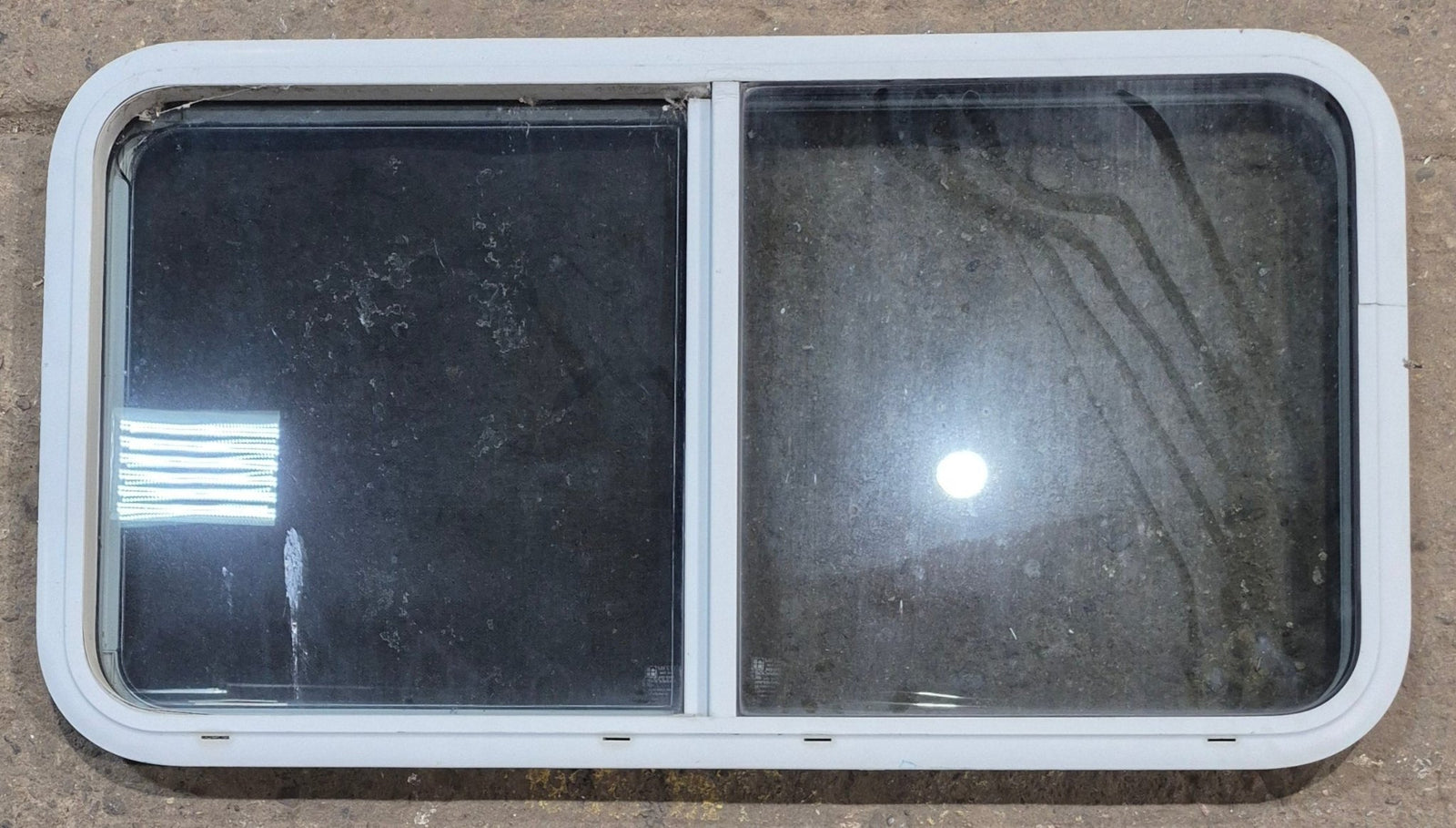 Used White Radius Opening Window : 41 1/4