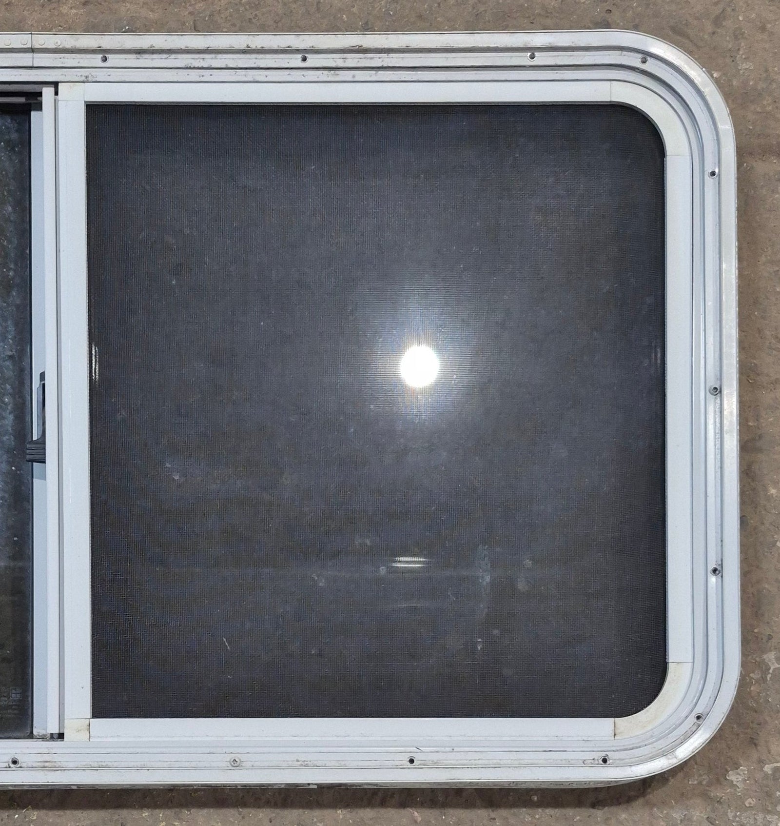 Used White Radius Opening Window : 41 1/4