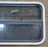 Used White Radius Opening Window : 41 1/4" W x 21 1/4" H x 1 3/4" D - Young Farts RV Parts