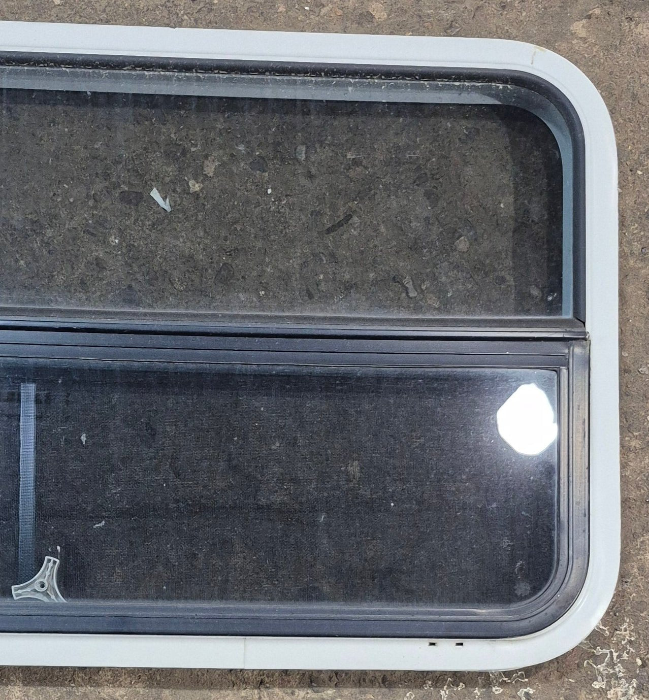 Used White Radius Opening Window : 41 1/4