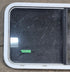 Used White Radius Opening Window : 41 1/4" W x 21 1/4" H x 1 3/4" D - Young Farts RV Parts