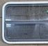 Used White Radius Opening Window : 41 1/4" W x 21 1/4" H x 1 3/4" D - Young Farts RV Parts