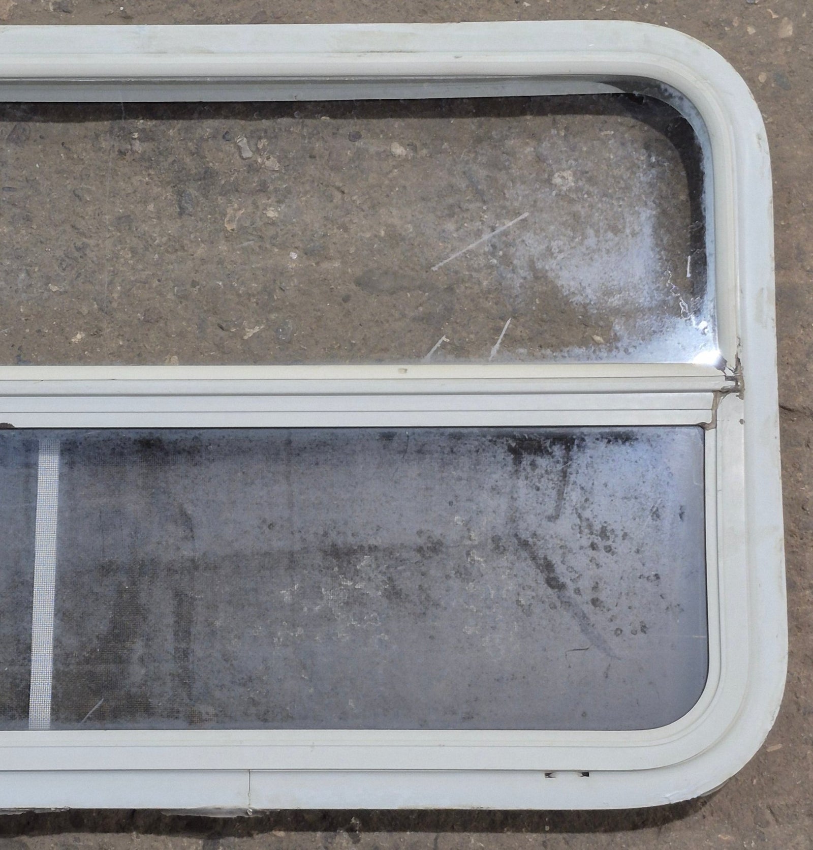 Used White Radius Opening Window : 41 1/4