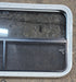 Used White Radius Opening Window : 41 1/4" W x 21 1/4" H x 1 3/4" D - Young Farts RV Parts