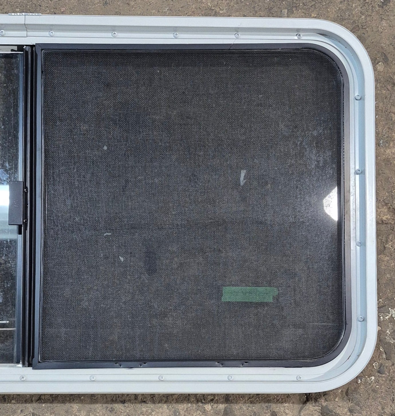 Used White Radius Opening Window : 41 1/4