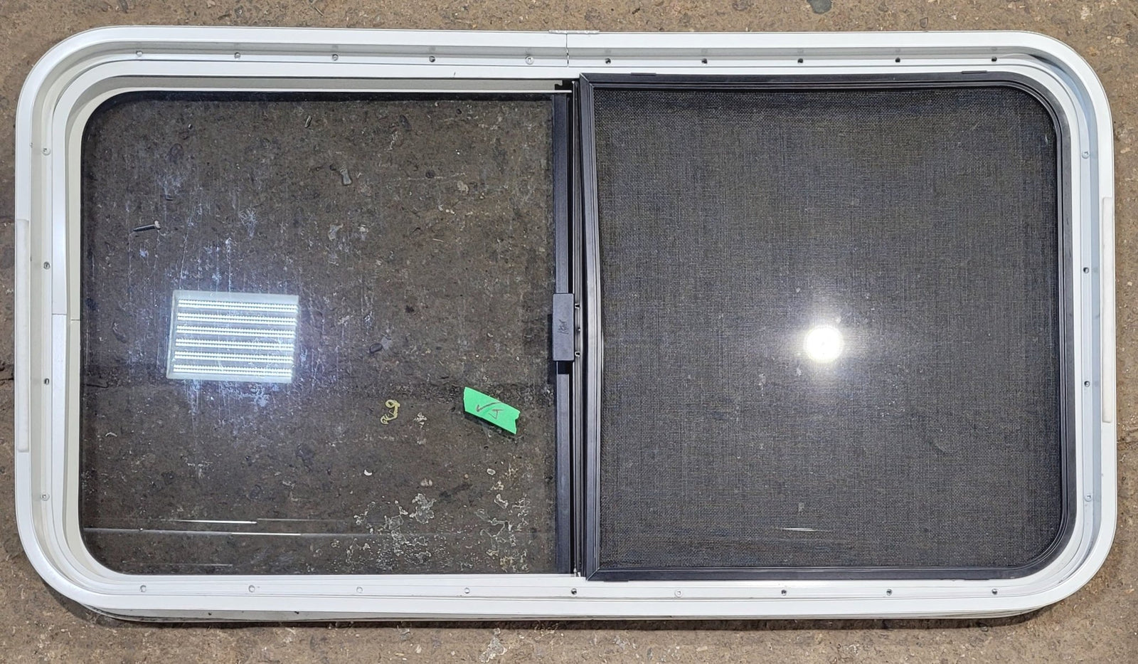 Used White Radius Opening Window : 41 1/4