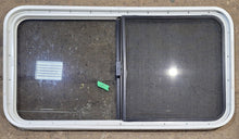 Load image into Gallery viewer, Used White Radius Opening Window : 41 1/4&quot; W x 21 1/4&quot; H x 1 5/8&quot; D - Young Farts RV Parts