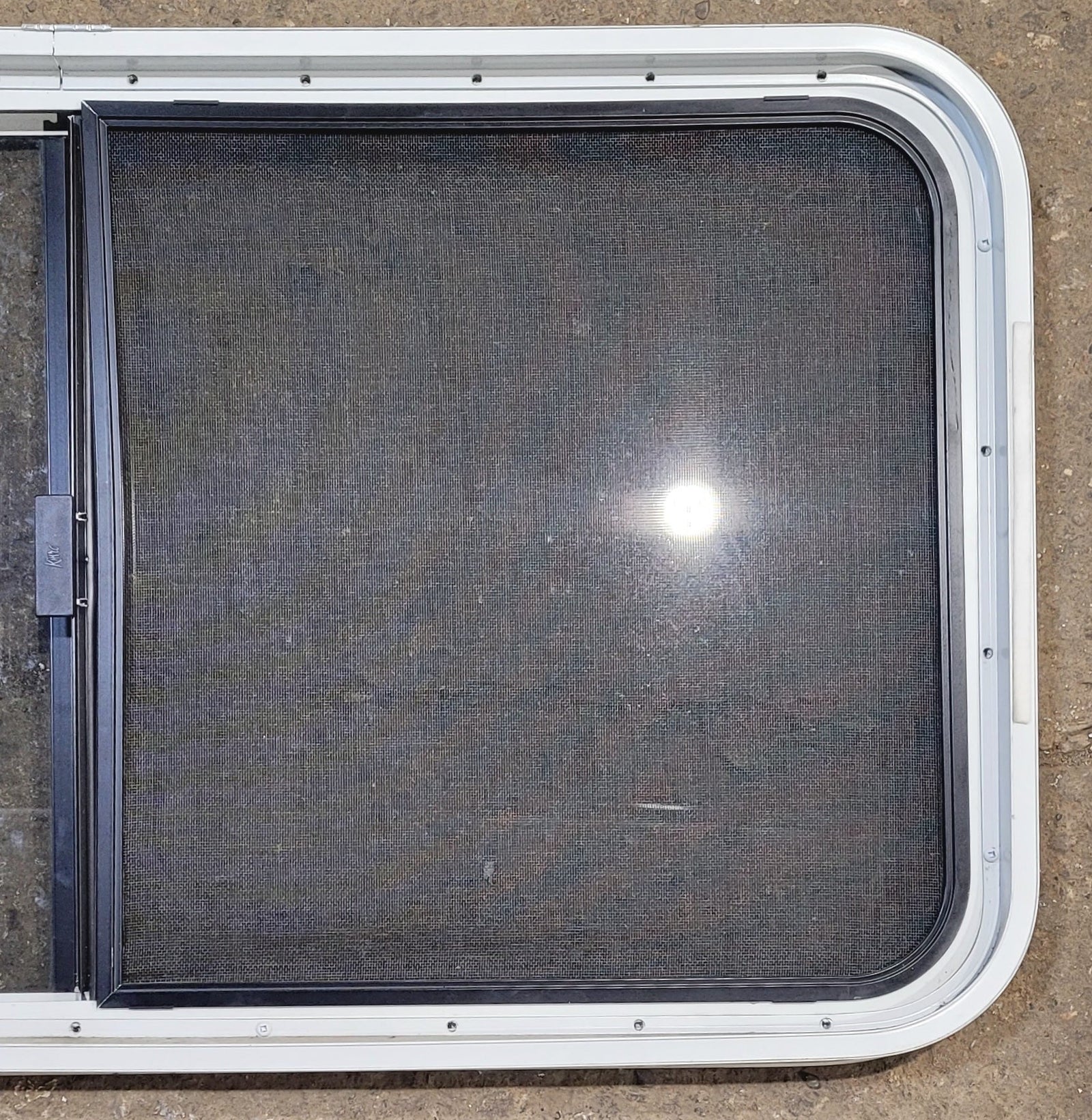 Used White Radius Opening Window : 41 1/4