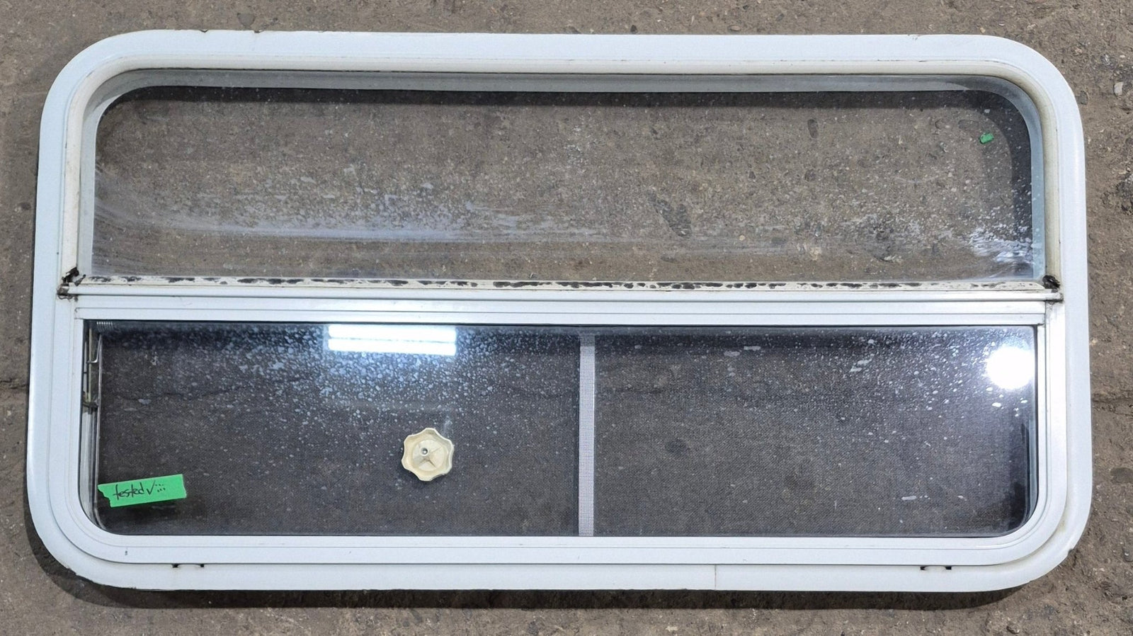 Used White Radius Opening Window : 41 1/4