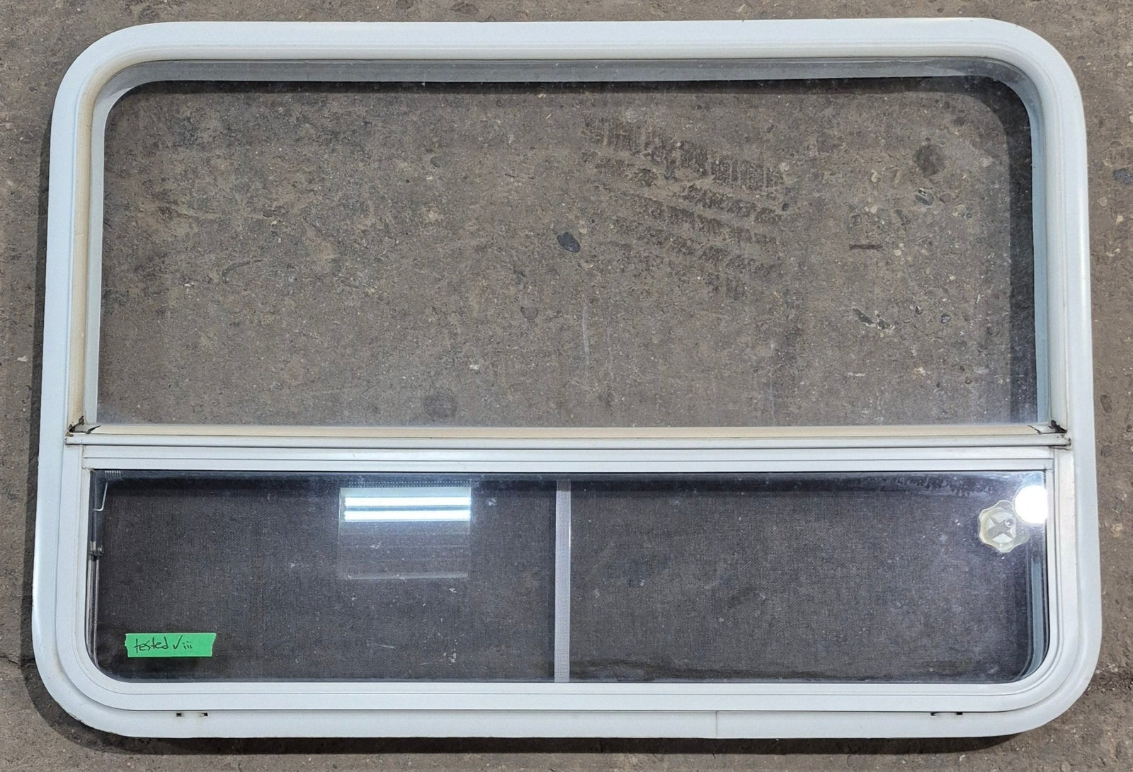 Used White Radius Opening Window : 41 1/4