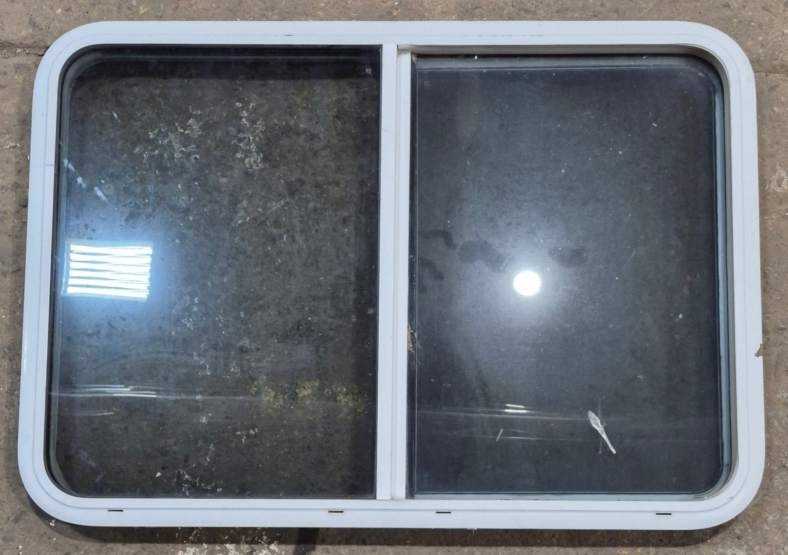 Used White Radius Opening Window : 41 1/4