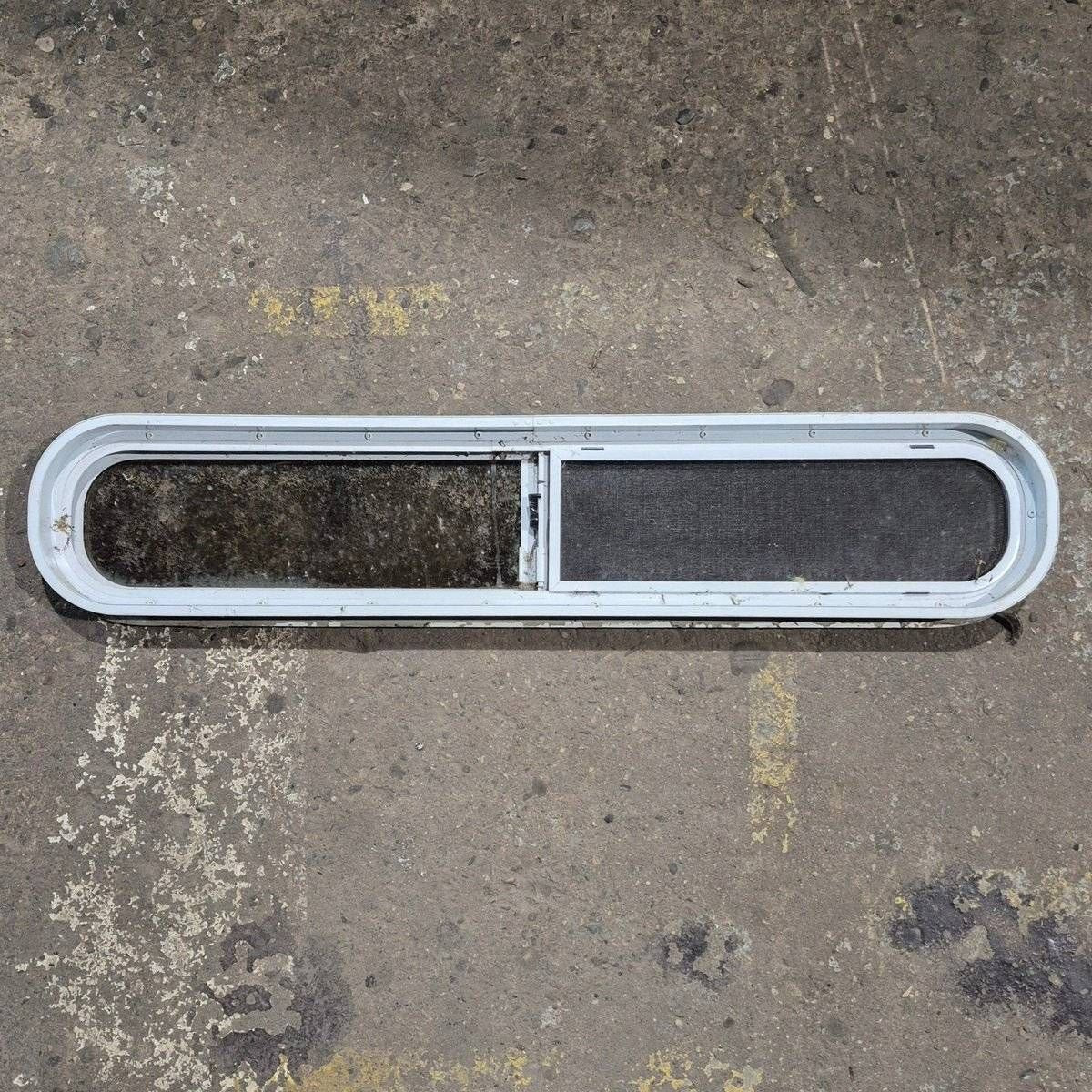 Used White Radius Opening Window - 42 1/2