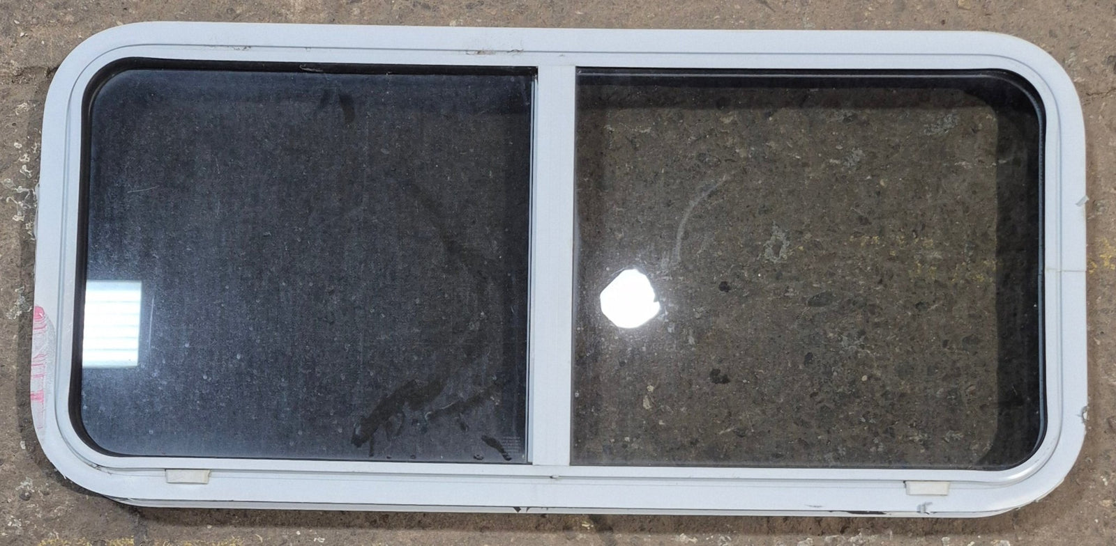 Used White Radius Opening Window : 42 1/4