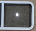 Used White Radius Opening Window : 42 1/4" W x 18 3/4" H x 1 7/8" D - Young Farts RV Parts