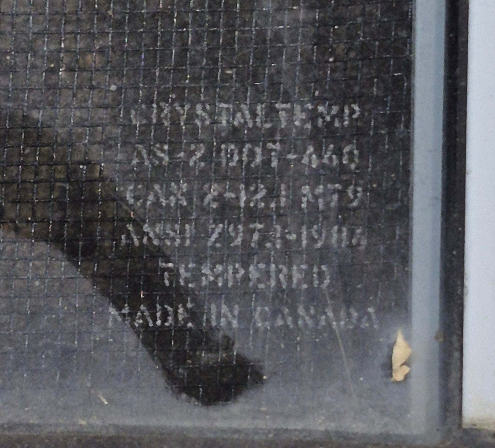 Used White Radius Opening Window : 42 1/4" W x 18 3/4" H x 1 7/8" D - Young Farts RV Parts