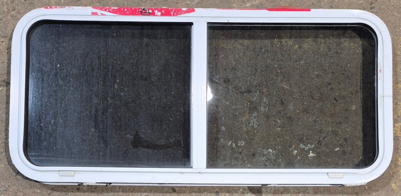 Used White Radius Opening Window : 42 1/4