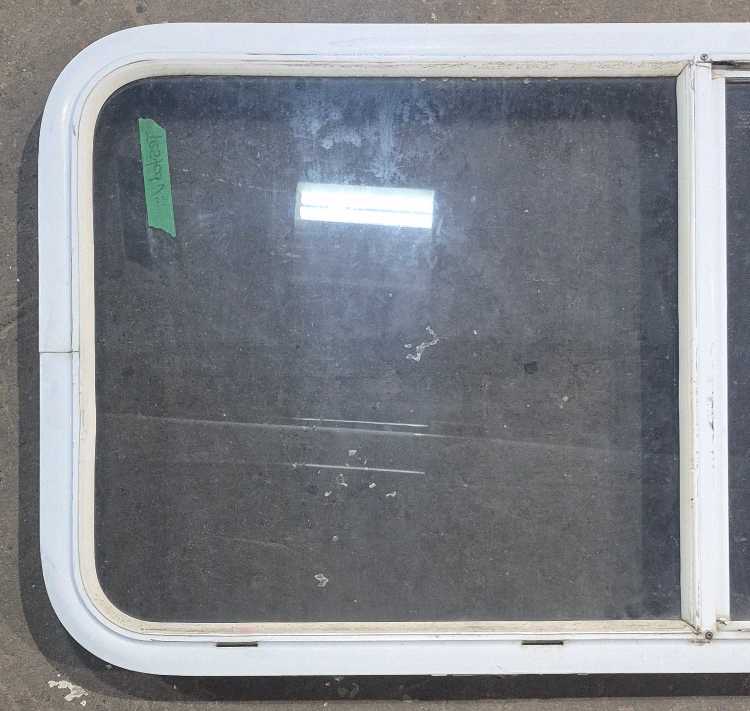 Used White Radius Opening Window : 45 1/2