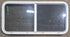 Used White Radius Opening Window : 45 1/2" W x 21 1/4" H x 1 3/4" D - Young Farts RV Parts