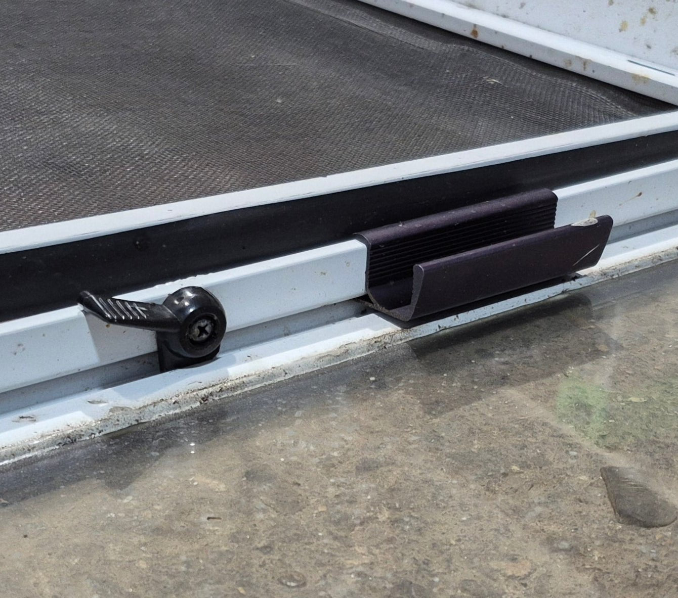 Used White Radius Opening Window : 45 1/4