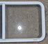 Used White Radius Opening Window : 45 1/4" W x 21 1/2" H x 1 7/8" D - Young Farts RV Parts