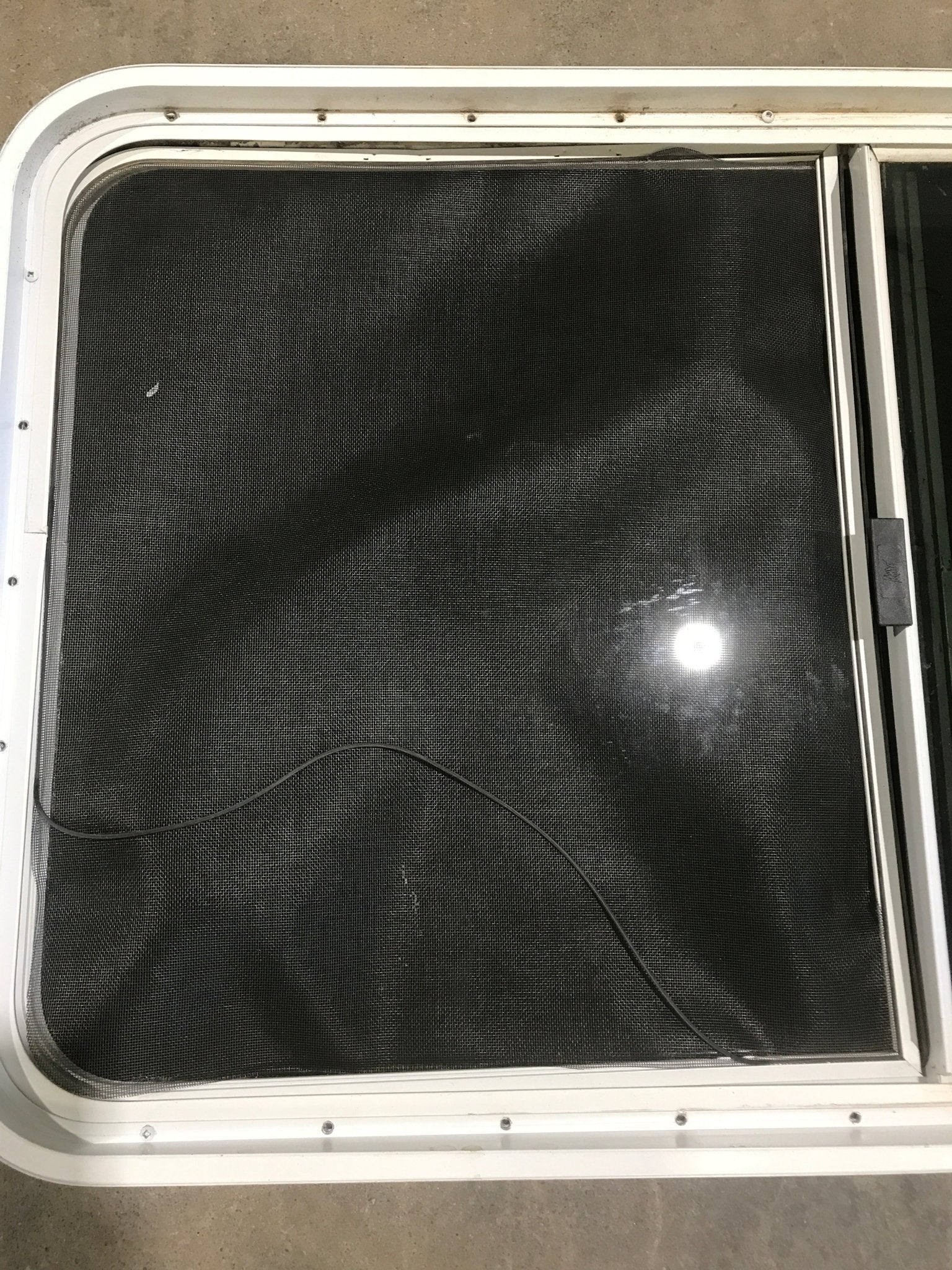 Used White Radius Opening Window : 45 1/4