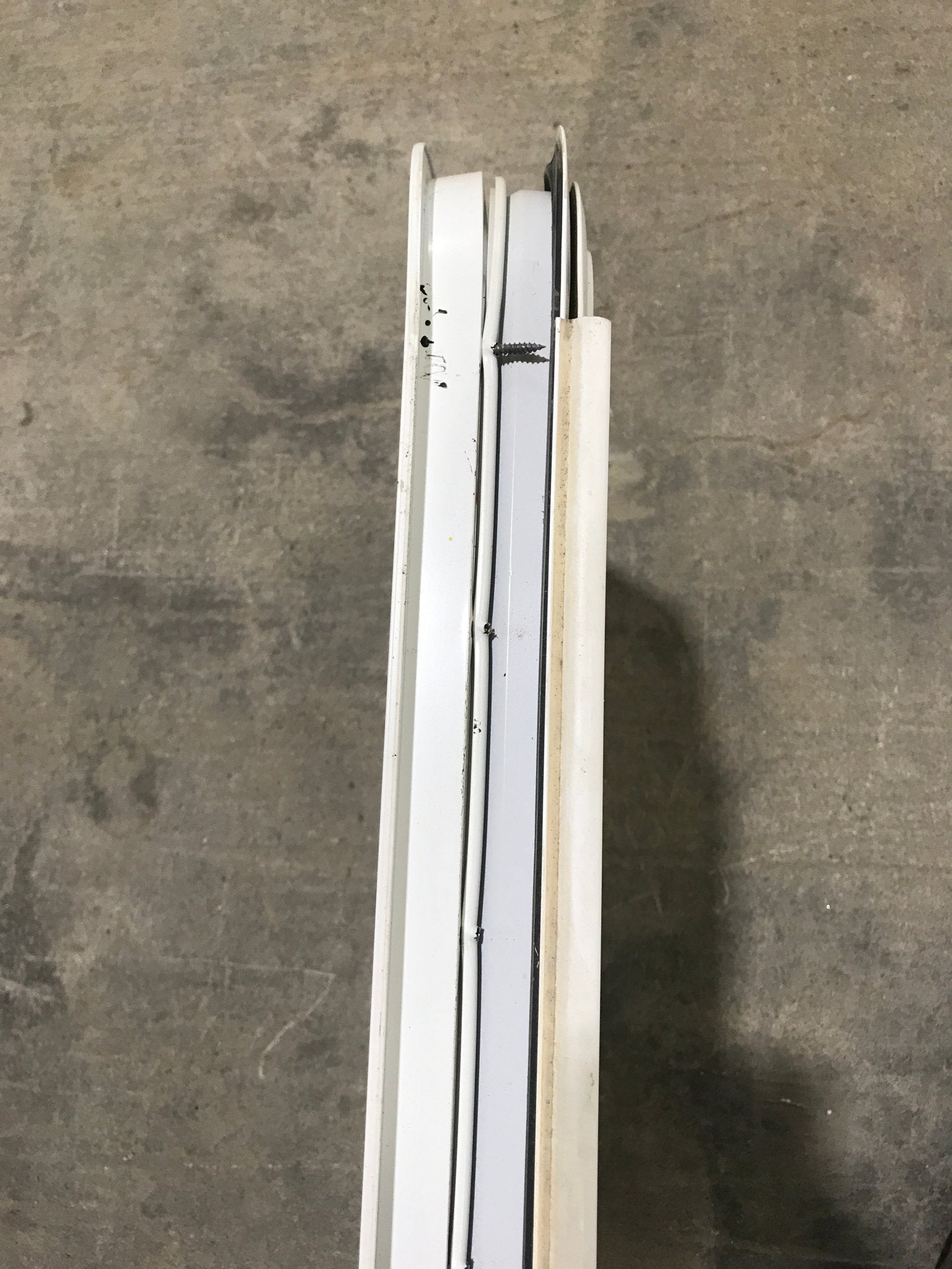Used White Radius Opening Window : 45 1/4