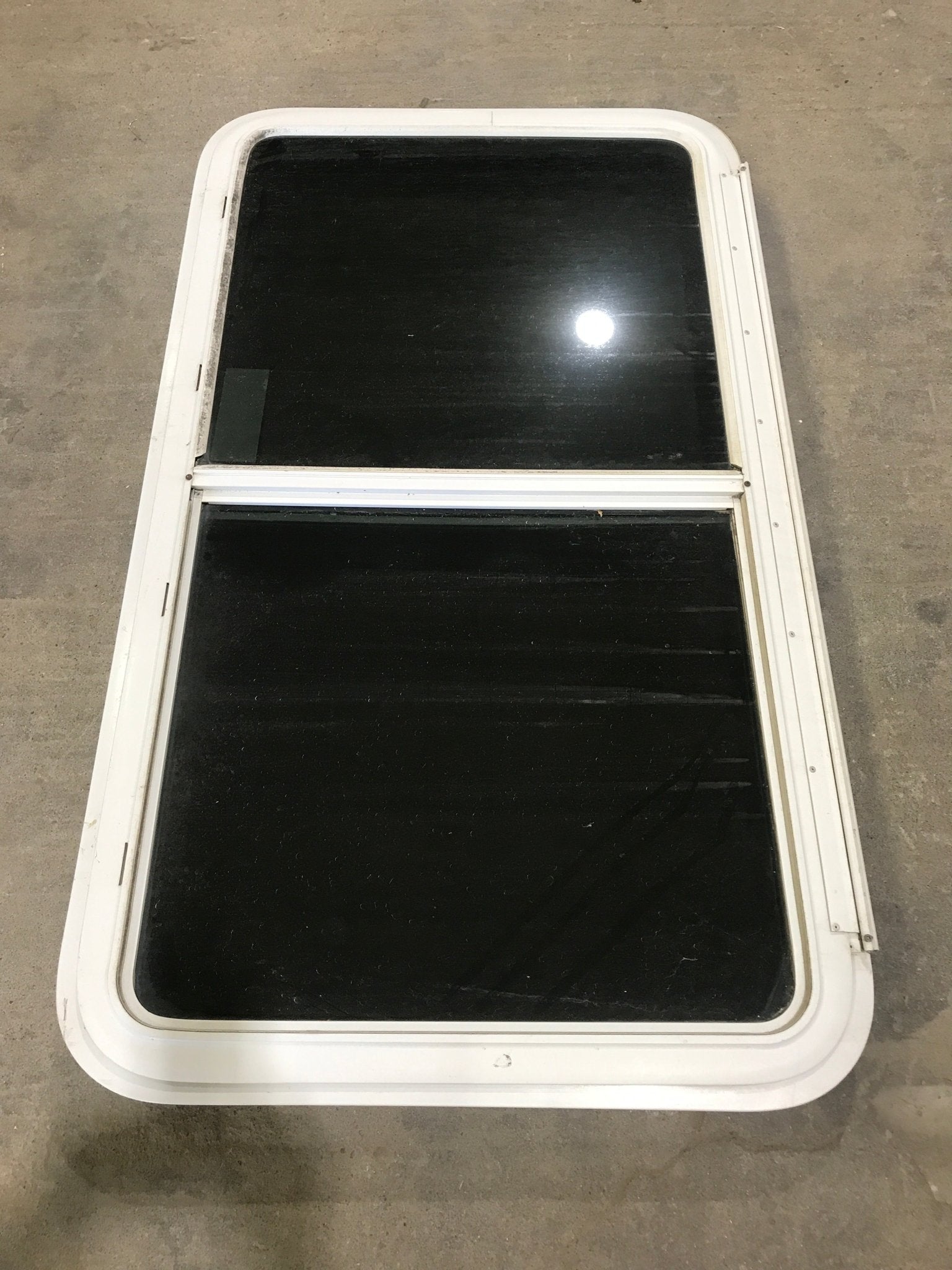 Used White Radius Opening Window : 45 1/4