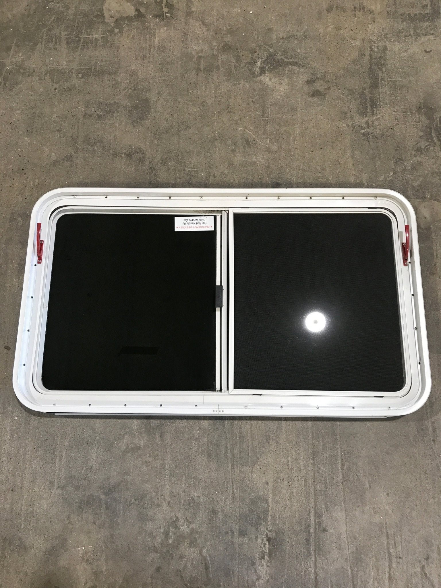 Used White Radius Opening Window : 45 1/4
