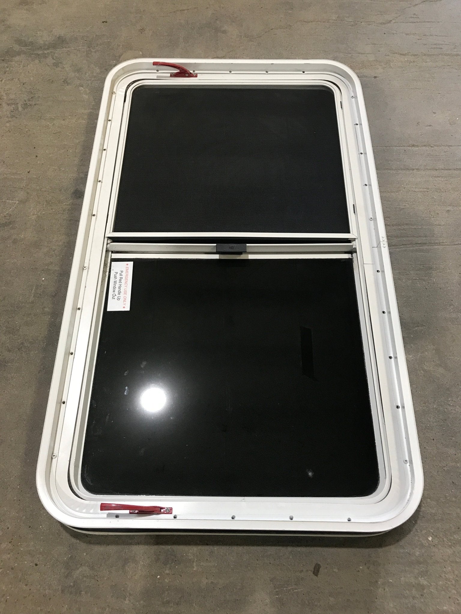 Used White Radius Opening Window : 45 1/4