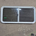 Used White Radius Opening Window - 45.25 X 21.25 X 1.75 - Young Farts RV Parts
