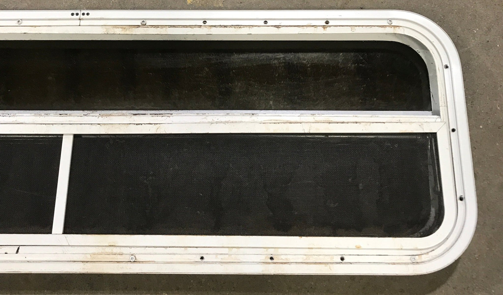 Used White Radius Opening Window : 47 1/2