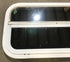 Used White Radius Opening Window : 47 1/2" W x 14 1/2" H x 1 7/8" D - Young Farts RV Parts