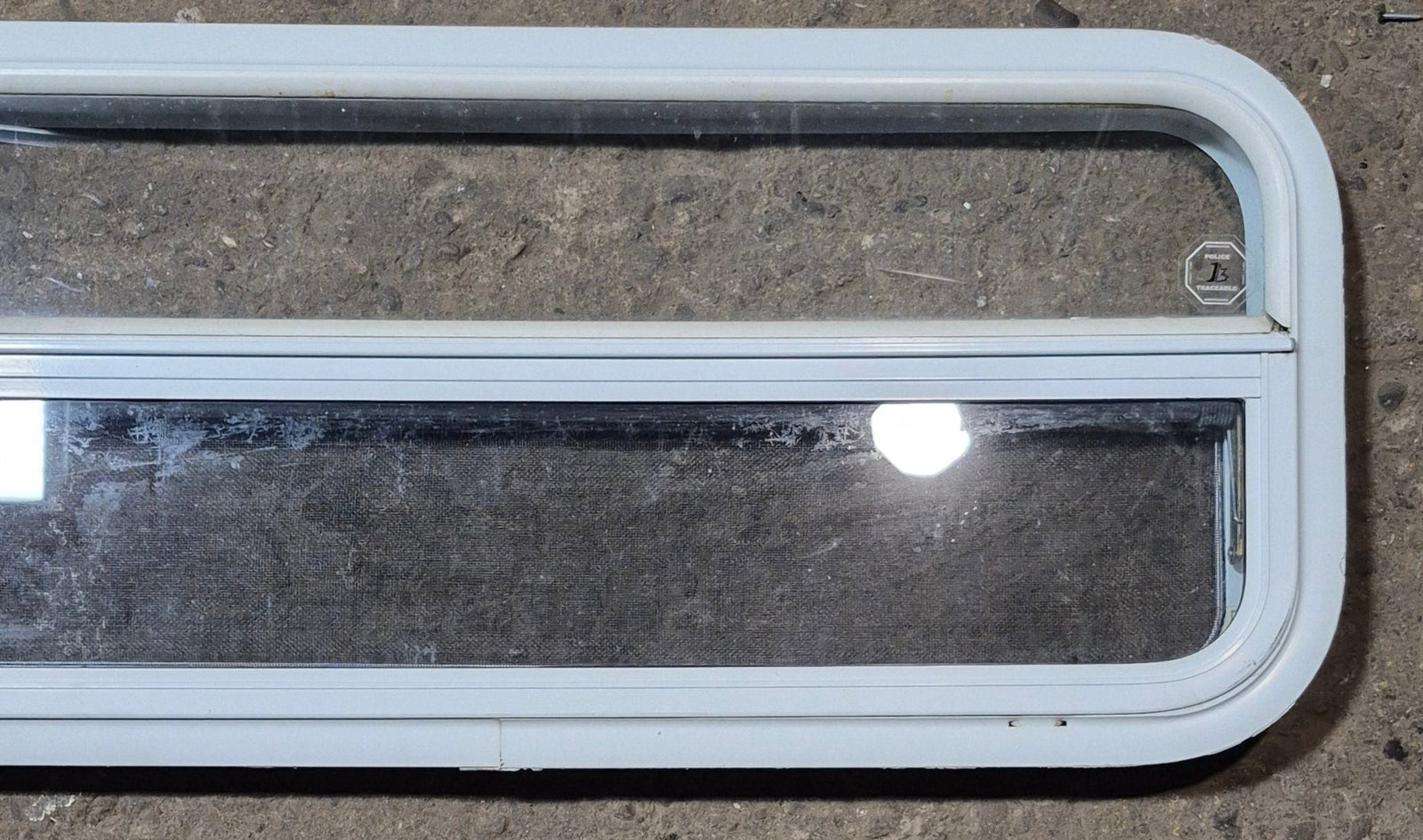 Used White Radius Opening Window : 47 1/2