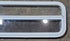 Used White Radius Opening Window : 47 1/2" W x 14 1/4" H x 1 1/4" D - Young Farts RV Parts