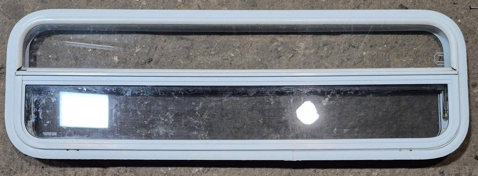 Used White Radius Opening Window : 47 1/2