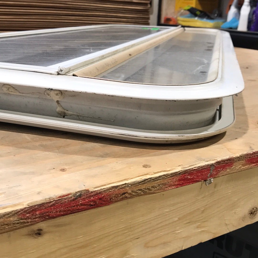 USED White Radius Opening Window : 47 1/2