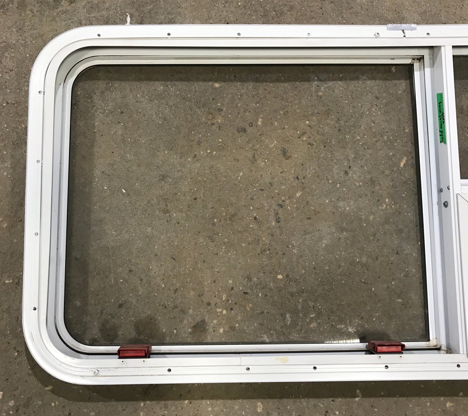 Used White Radius Opening Window : 47 1/2